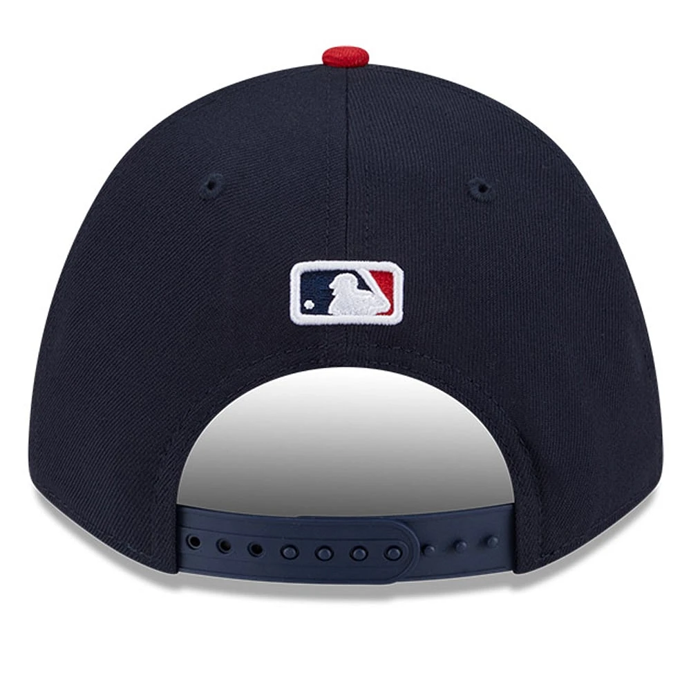 Men's New Era  Navy/Red St. Louis Cardinals Player Replica 9FORTY Adjustable Hat
