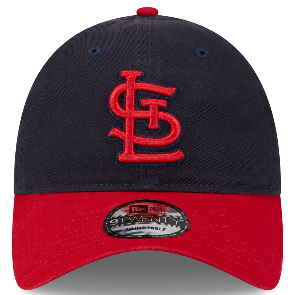 Men's New Era  Navy St. Louis Cardinals 2024 Batting Practice 9TWENTY Adjustable Hat