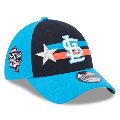 Casquette flexible 39THIRTY New Era pour hommes des Cardinals de St. Louis 2024 MLB All-Star Game bleu marine