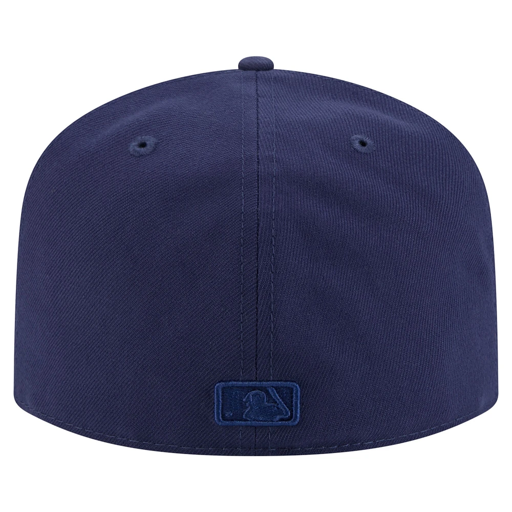 Casquette ajustée New Era 59FIFTY bleu marine pour homme, coloris A-Frame