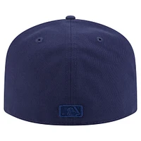 Casquette ajustée New Era 59FIFTY bleu marine pour homme, coloris A-Frame