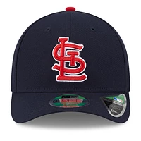 Casquette ajustable New Era 9FORTY bleu marine pour homme St. Louis Cardinals Player Replica