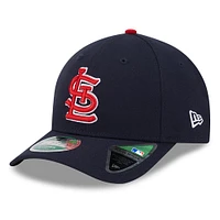 Casquette ajustable New Era 9FORTY bleu marine pour homme St. Louis Cardinals Player Replica