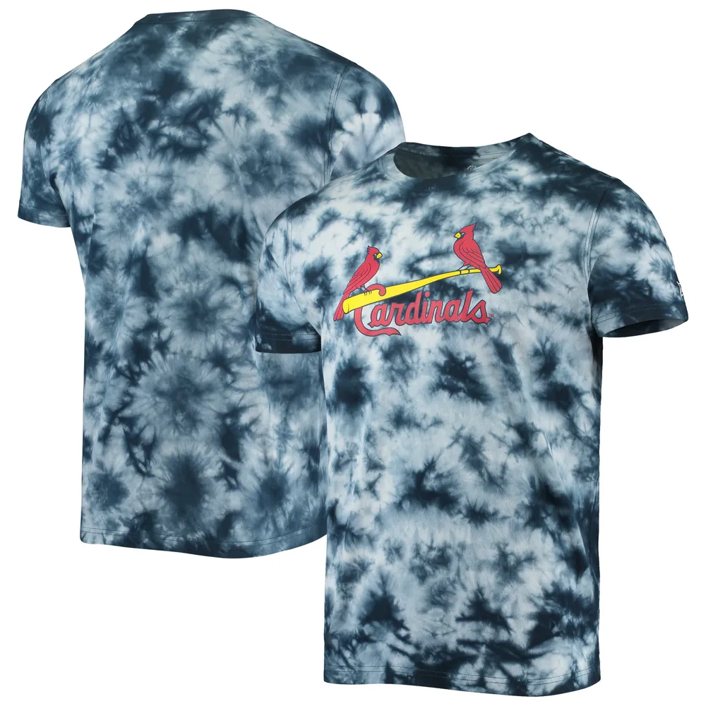 Lids St. Louis Cardinals New Era Team Tie-Dye T-Shirt - Navy