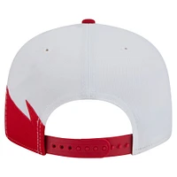 Casquette Snapback Jagged 9FIFTY rouge/blanc pour homme New Era des Cardinals de St. Louis