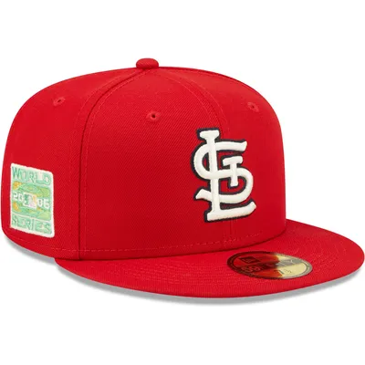 St. Louis Cardinals New Era 2011 World Series Champions Beetroot Cyber  59FIFTY Fitted Hat - Pink