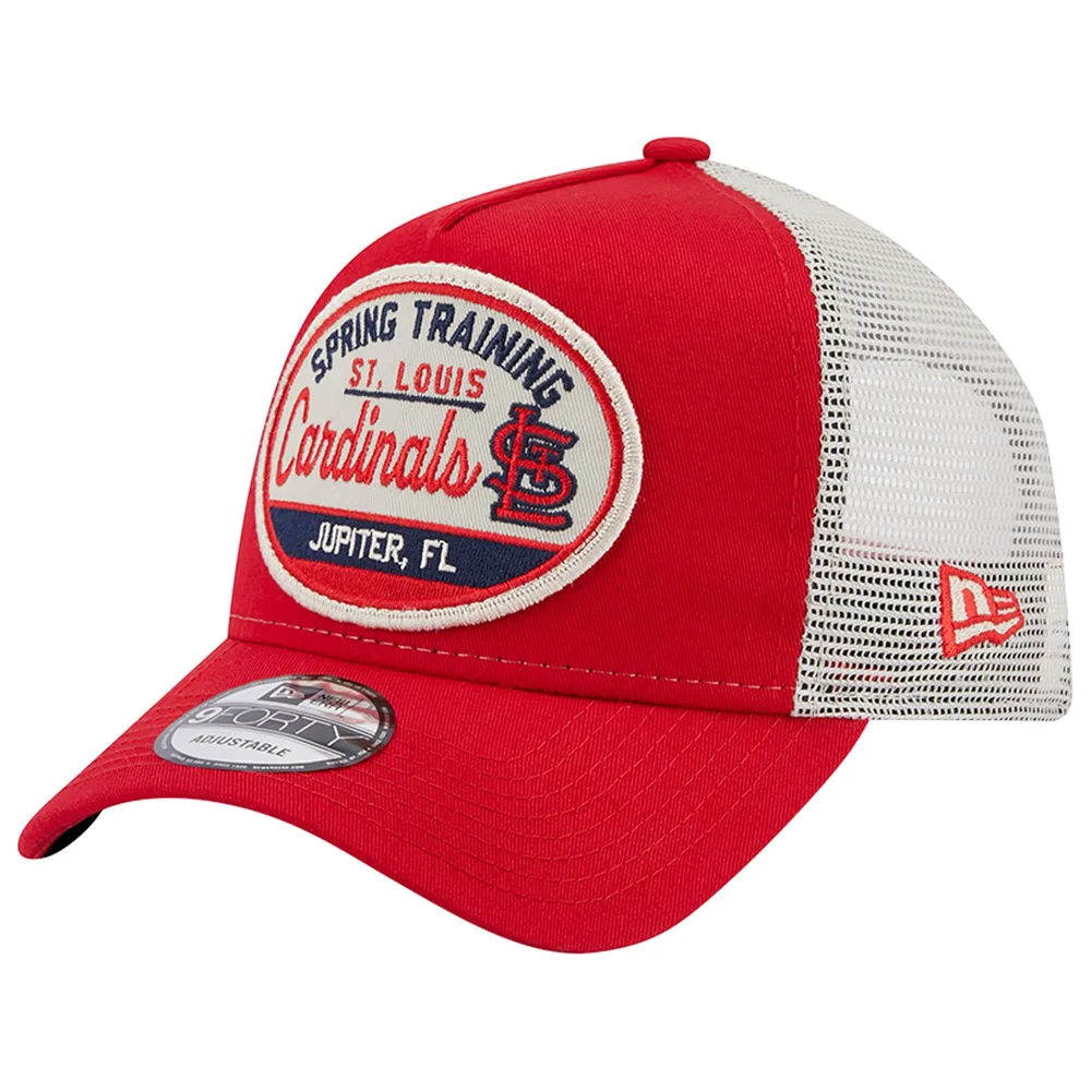 Men's St. Louis Cardinals New Era Natural Retro Beachin' Trucker 9FIFTY Snapback  Hat