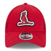 Casquette réglable New Era St. Louis Cardinals 2024 Clubhouse 9FORTY rouge pour homme