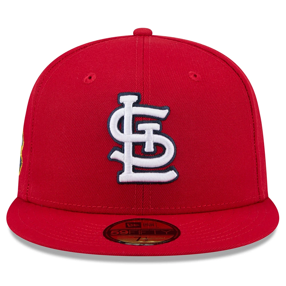 Casquette ajustée Jackie Robinson Day 59FIFTY rouge New Era pour homme, Cardinals de Saint-Louis 2025