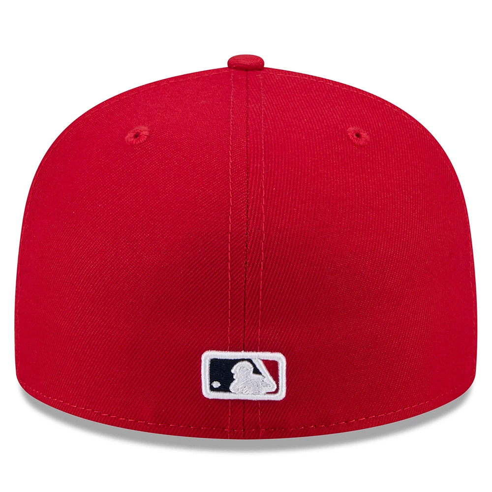 Casquette ajustée Jackie Robinson Day 59FIFTY rouge New Era pour homme, Cardinals de Saint-Louis 2025