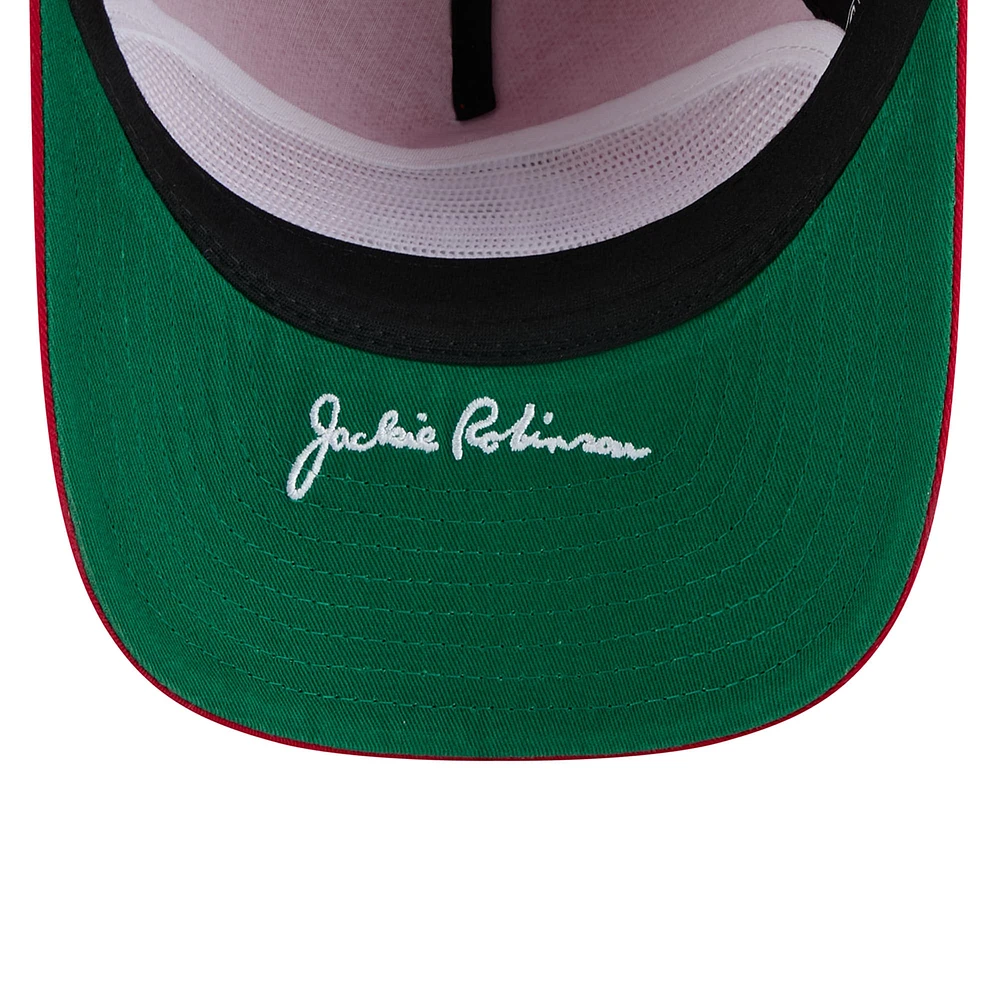 Casquette ajustable Jackie Robinson Day #42 pour homme, motif golfeur rouge des Cardinals de St. Louis, New Era