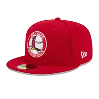 Men's New Era Red St. Louis Cardinals 2025 MLB Clubhouse 59FIFTY Fitted Hat