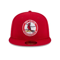 Men's New Era Red St. Louis Cardinals 2025 MLB Clubhouse 59FIFTY Fitted Hat