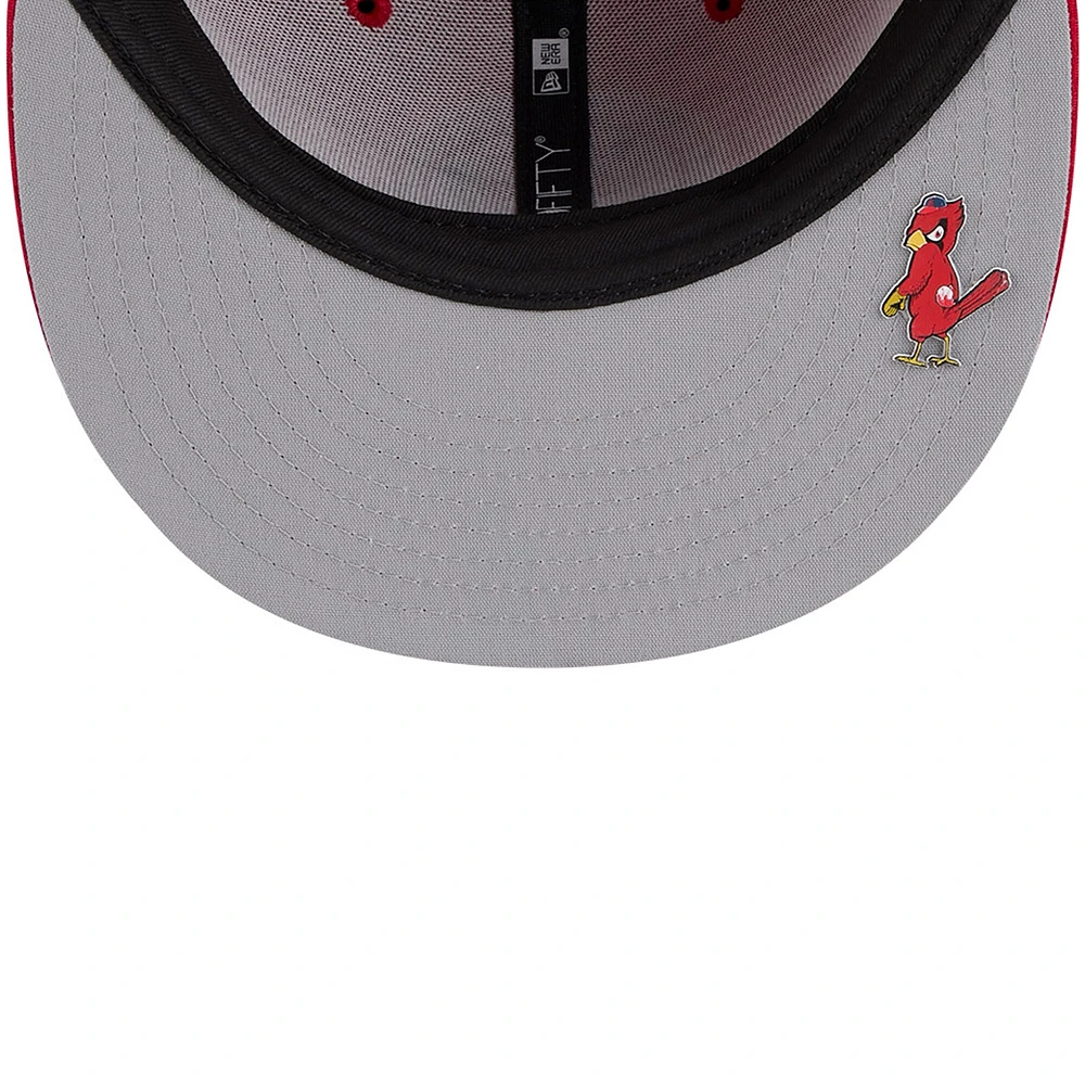 Men's New Era Red St. Louis Cardinals 2025 MLB Clubhouse 59FIFTY Fitted Hat