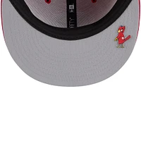 Men's New Era Red St. Louis Cardinals 2025 MLB Clubhouse 59FIFTY Fitted Hat