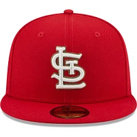 Casquette ajustée 59FIFTY Spring Training Botanical 25e anniversaire des Cardinals de Saint-Louis New Era rouge pour homme
