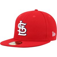 Men's New Era Red St. Louis Cardinals 9/11 Memorial Side Patch 59FIFTY Fitted Hat