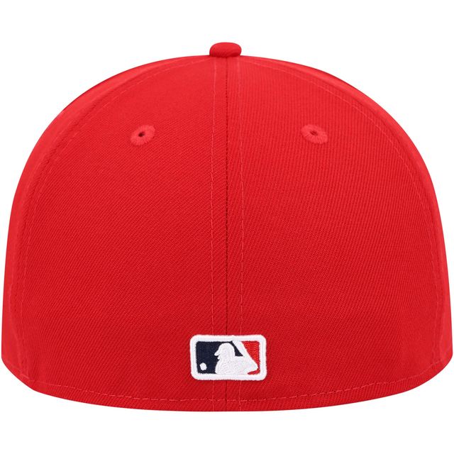 Casquette ajustée 59FIFTY pour homme avec écusson latéral Mémorial du 11 des Cardinals de Saint-Louis rouges New Era