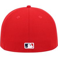 Men's New Era Red St. Louis Cardinals 9/11 Memorial Side Patch 59FIFTY Fitted Hat