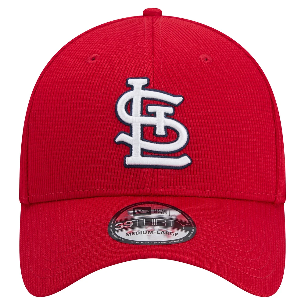 Men's New Era Red St. Louis Cardinals Active Pivot 39THIRTY Flex Hat