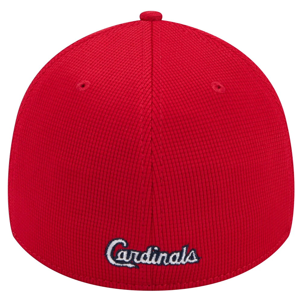 Men's New Era Red St. Louis Cardinals Active Pivot 39THIRTY Flex Hat