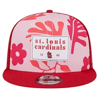 Bas de bikini Trucker 9FIFTY Snapback rouge des St. Louis Cardinals New Era pour hommes