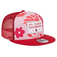 Bas de bikini Trucker 9FIFTY Snapback rouge des St. Louis Cardinals New Era pour hommes