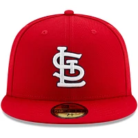 New Era Red St.Louis Cardinals Game Authentic Collection On-Field - Casquette ajustée 59FIFTY