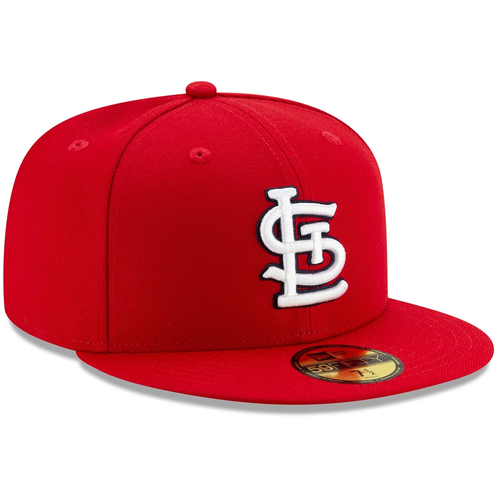 Men's New Era Red St. Louis Cardinals Game Authentic Collection On-Field - 59FIFTY Fitted Hat