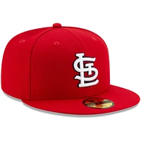 Men's New Era Red St. Louis Cardinals Game Authentic Collection On-Field - 59FIFTY Fitted Hat