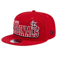 Men's New Era Red St. Louis Cardinals Game Day Bold 9FIFTY Snapback Hat