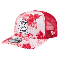 Casquette ajustable Hula Trucker 9SEVENTY rouge New Era pour homme des Cardinals de Saint-Louis