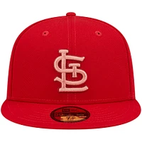 Men's New Era Red St. Louis Cardinals Monochrome Camo 59FIFTY Fitted Hat