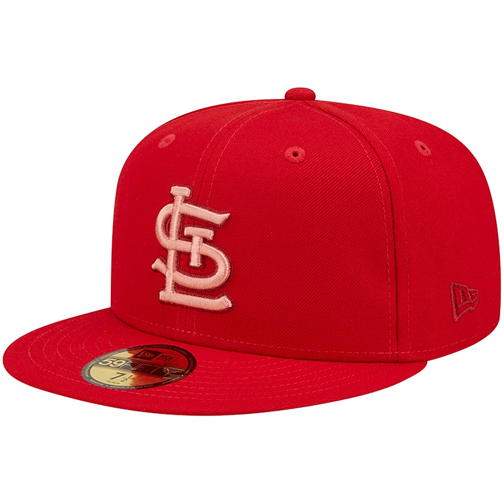 Casquette ajustée 59FIFTY pour homme avec camouflage monochrome des Cardinals de Saint-Louis New Era rouge