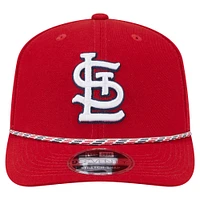 Men's New Era Red St. Louis Cardinals Multi-Rope 9SEVENTY Stretch-Snap Hat