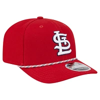 Men's New Era Red St. Louis Cardinals Multi-Rope 9SEVENTY Stretch-Snap Hat