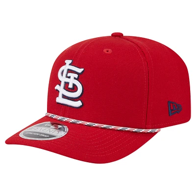 Men's New Era Red St. Louis Cardinals Multi-Rope 9SEVENTY Stretch-Snap Hat