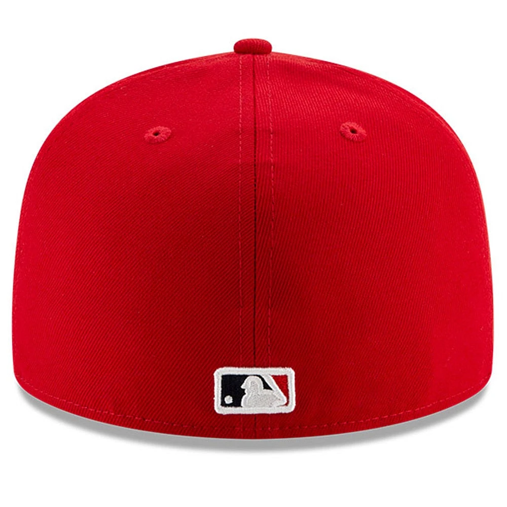 Casquette ajustée 59FIFTY du Temple de la renommée baseball national des Cardinals St. Louis New Era rouge pour hommes