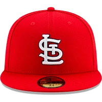 Casquette ajustée New Era Red St. Louis Cardinals On-Field 2023 World Tour London Series 59FIFTY pour homme