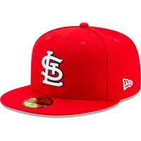 Casquette ajustée New Era Red St. Louis Cardinals On-Field 2023 World Tour London Series 59FIFTY pour homme