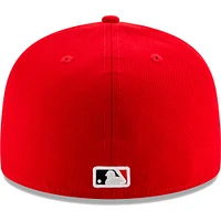 Casquette ajustée New Era Red St. Louis Cardinals On-Field 2023 World Tour London Series 59FIFTY pour homme