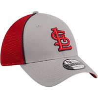 Men's New Era Red St. Louis Cardinals Pipe 39THIRTY Flex Hat