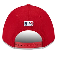 Casquette ajustable New Era 9FORTY pour homme, réplique de joueur des Cardinals de St. Louis, rouge