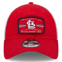 Men's New Era Red St. Louis Cardinals Property Trucker 9TWENTY Snapback Hat