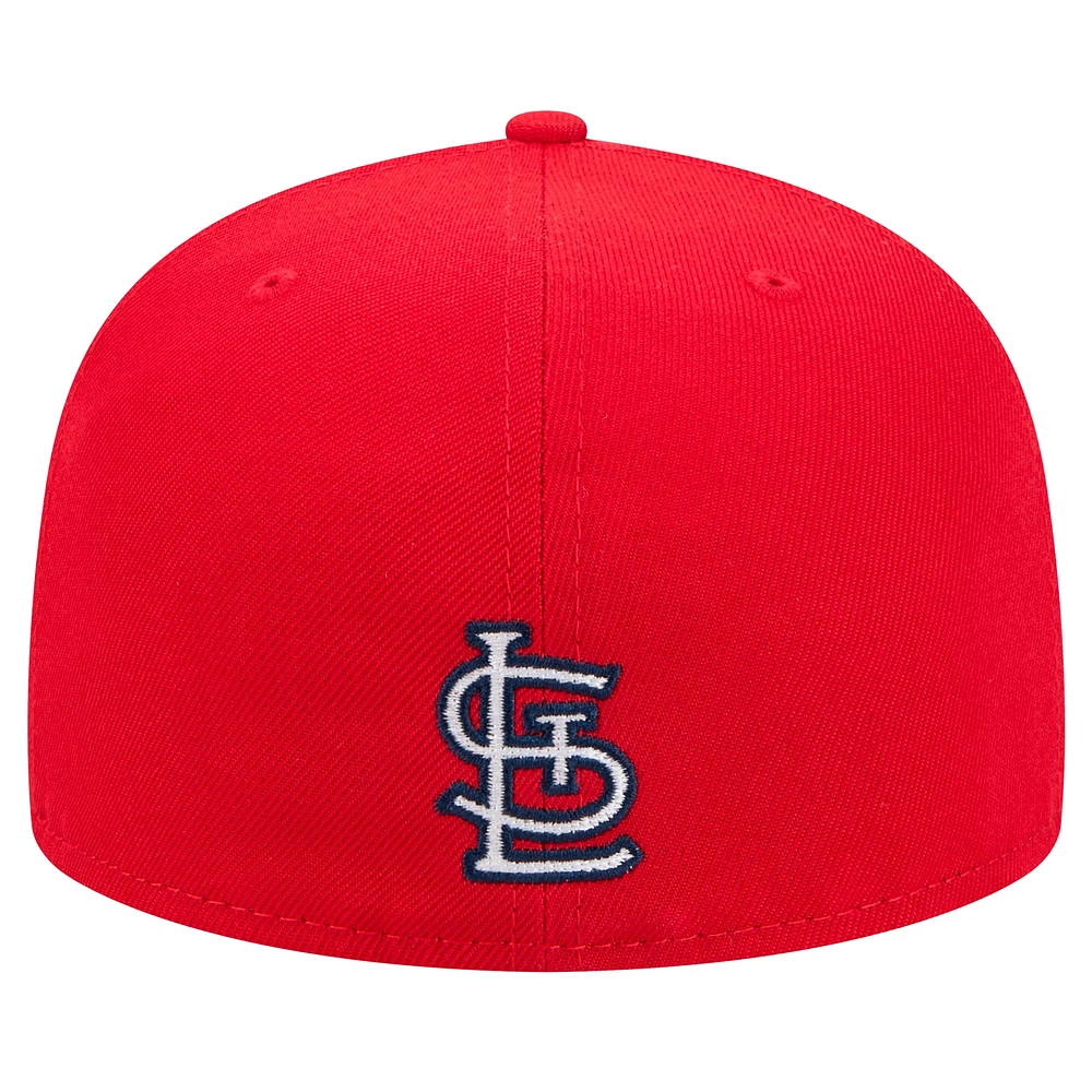 Casquette ajustée Ransom 59FIFTY rouge St. Louis Cardinals de New Era pour homme