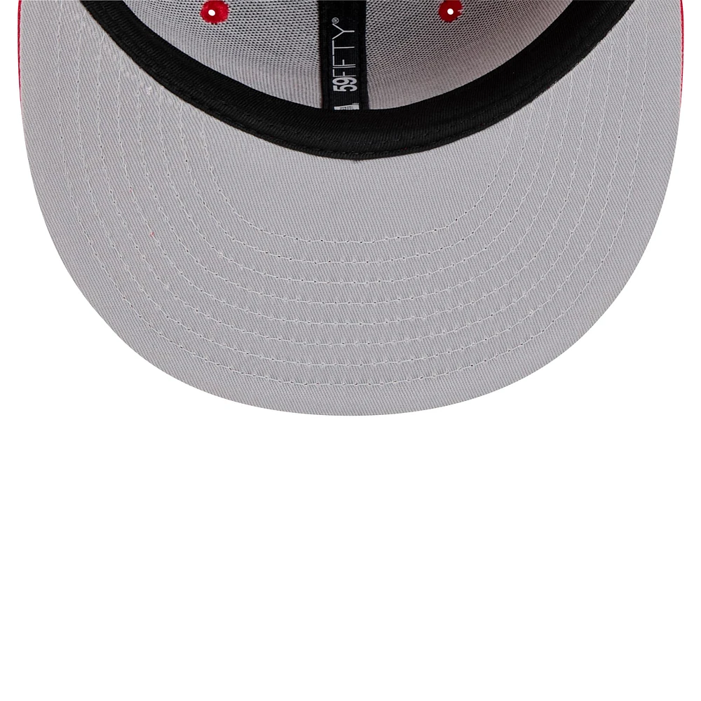 Casquette ajustée Ransom 59FIFTY rouge St. Louis Cardinals de New Era pour homme