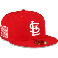 Casquette ajustée 59FIFTY pour homme avec écusson latéral des Cardinals de Saint-Louis New Era rouge