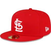 Casquette ajustée 59FIFTY pour homme avec écusson latéral des Cardinals de Saint-Louis New Era rouge