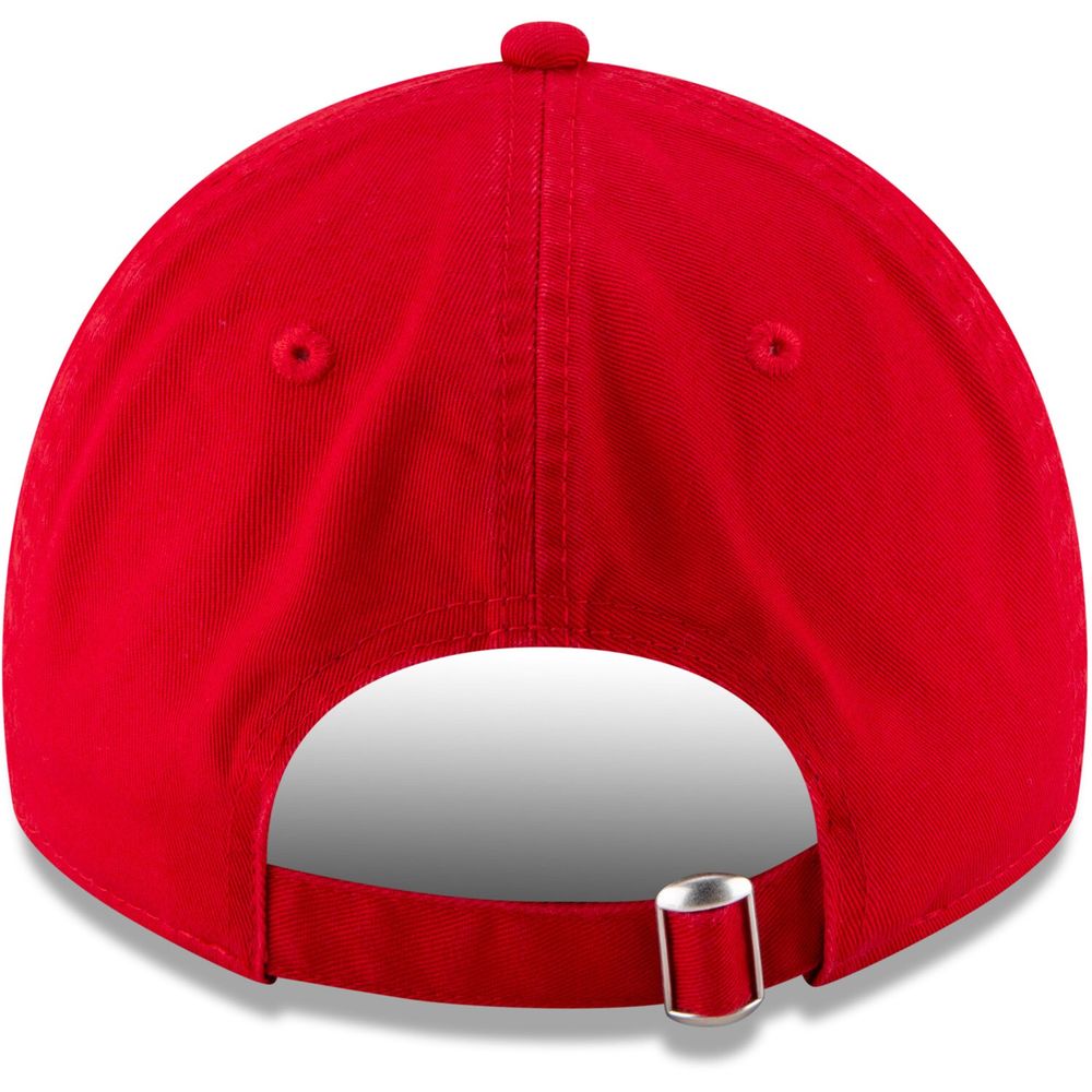 ST LOUIS CARDINALS NEW ERA FIT RED ADJUSTABLE BASEBALL HAT New Era Logo  Strap