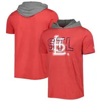 T-shirt à capuche rouge St. Louis Cardinals Team New Era pour homme